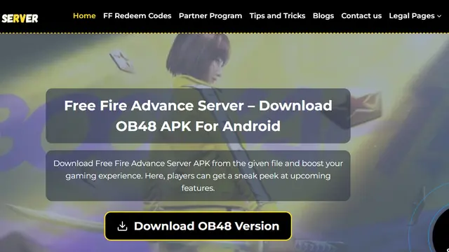 Free Fire Advance Server 2025