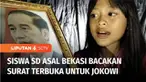 Seorang siswi kelas 4 SD di Bantar Gebang, Bekasi, membacakan surat untuk Presiden Joko widodo hingga viral di media sosial. Sang siswi prihatin, karena teman seumurnya banyak yang tidak bersekolah, karena tidak memiliki biaya.