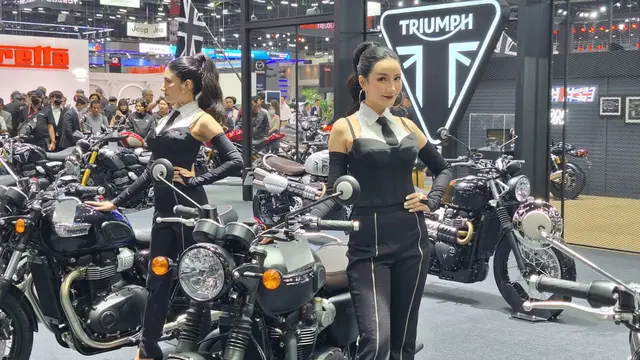 Pesona SPG Cantik yang Hiasi Thailand International Motor Expo 2023 (Arief A/Liputan6.com)