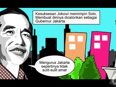 Jokowi tertarik untuk memimpin Jakarta (Liputan6.com/Nasuri Suray)