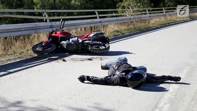 Kecelakaan Kendaraan Bermotor atau Kecelakaan Roda Dua