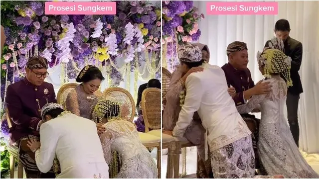 8 Potret Prosesi Pernikahan Adat Sunda Rizky Febian dan Mahalini, Penuh Haru Bahagia