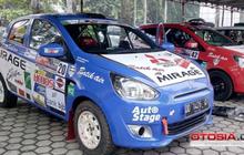 Ketangguhan Mitsubishi Mirage kembali diuji di Sirkuit Rambong Sialang, Medan