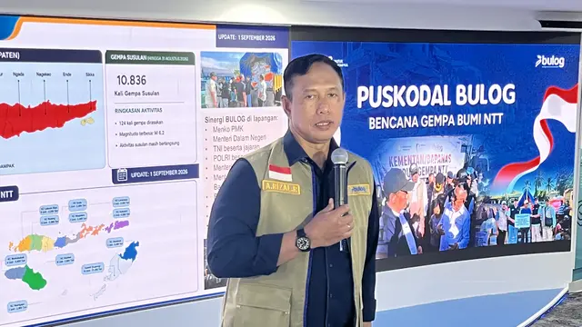Bulog Salurkan 1.321 Ton Beras untuk Korban Gempa NTT