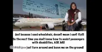 Nasib sial dialami Dwi Ariyani, wanita berusia 36 tahun ini dipaksa turun dari pesawat Etihad dengan kode penerbangan EY471.