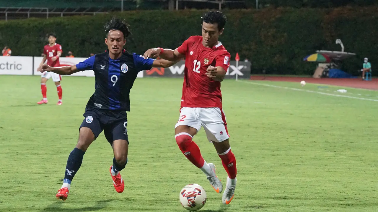 Foto: Terkesan Anggap Remeh usai Unggul Jauh, Timnas Indonesia Harus Puas Hanya Menang 4-2 di Laga Pertama Grup B Piala AFF 2020