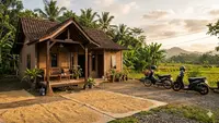 6 Model Rumah Kampung dengan Halaman Depan untuk Jemur Padi dan Parkir Motor