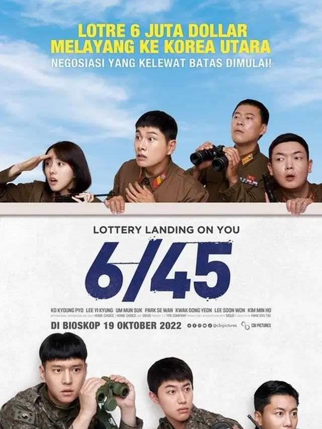 Poster Film 6/45 yang Resmi Tayang di Bioskop CGV Indonesia