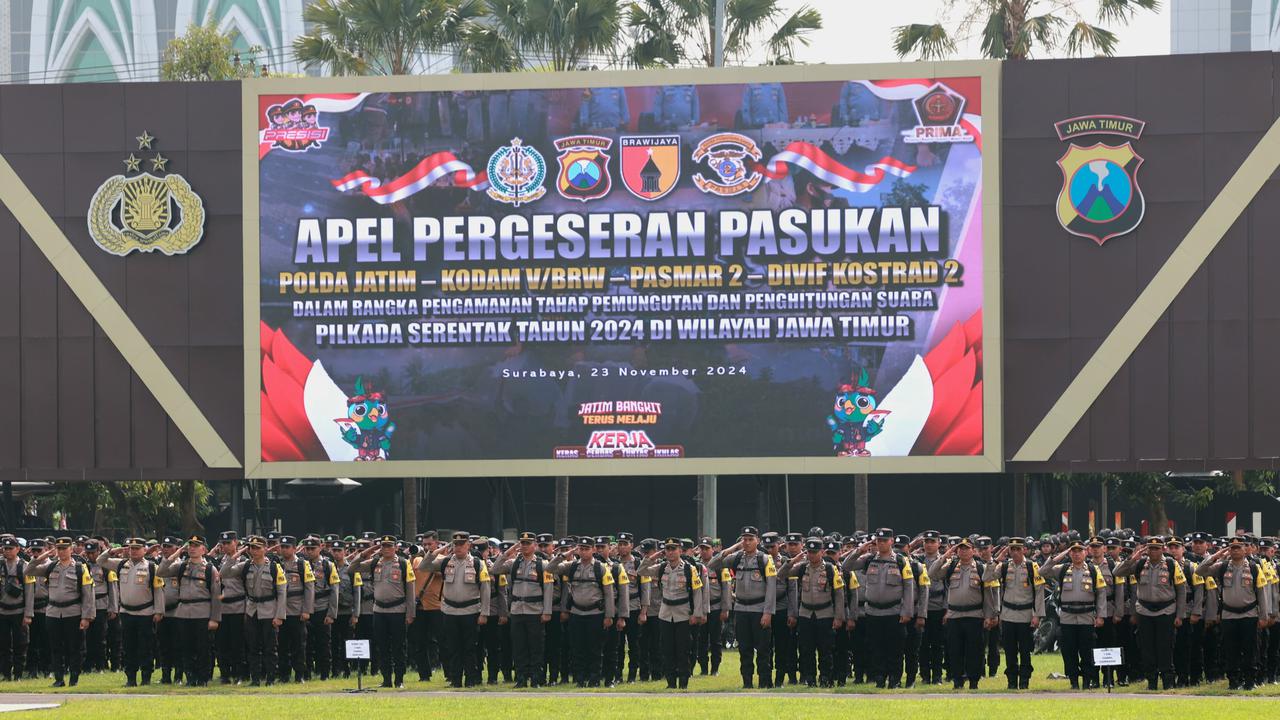 Jelang Pencoblosan Pilkada 2024, Polda Jatim Terjunkan 743 Personel Amankan TPS di Madura