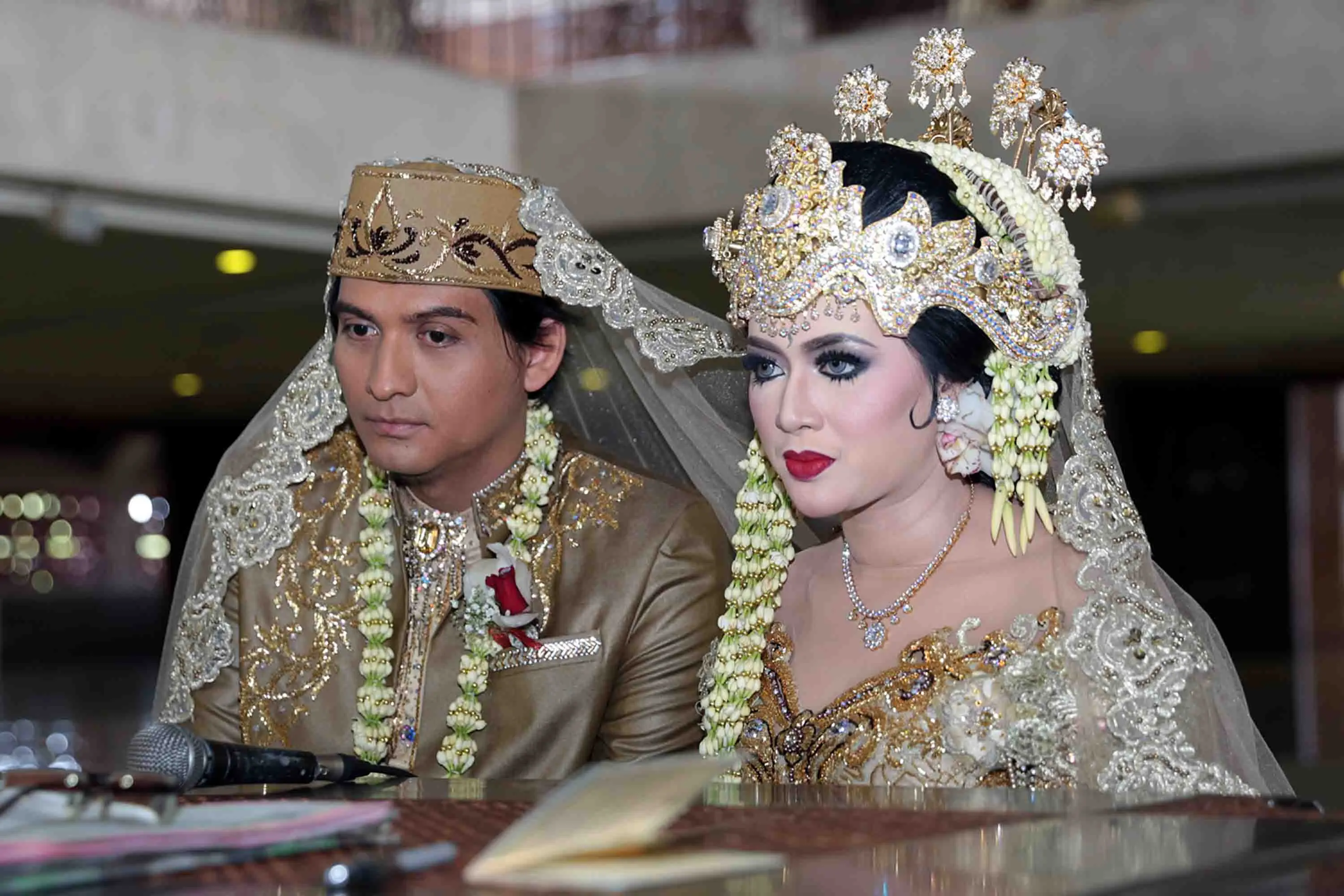 Pernikahan Lucky Hakim - Tiara Dewi (Deki Prayoga/bintang.com)