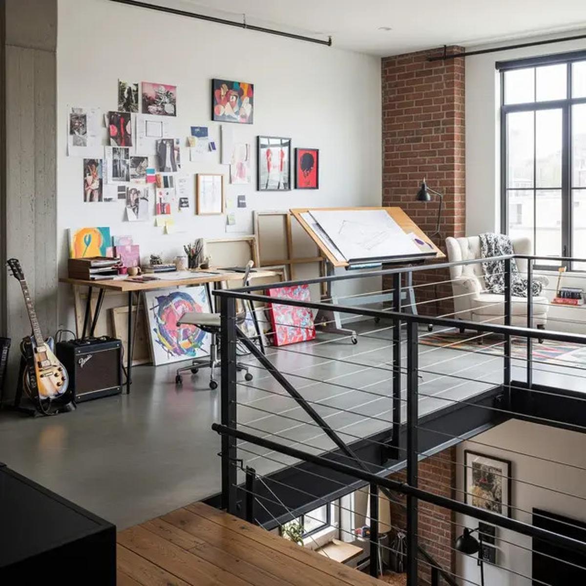 10 Inspirasi Desain Rumah Mezzanine Modern dengan Workspace Cozy di Atas