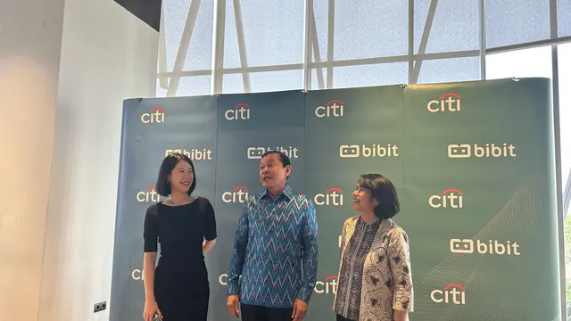Konfrensi pers Bibit dan Citibank untuk perluas akses layanan wealth management bagi investor. (Foto: Liputan6.com/Elga N)