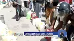 Sambil membawa jeriken, warga mengantre untuk mendapatkan bahan bakar minyak di SPBU yang berada di Jalan Mohamad Yamin, Palu.