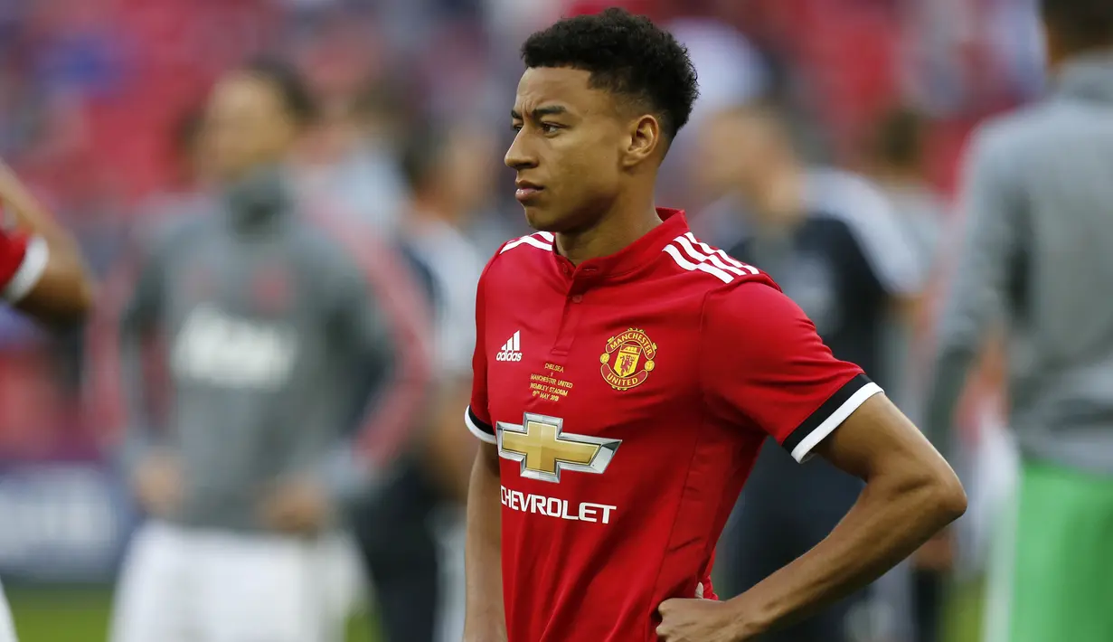 Kepulangan Ronaldo dikabarkan akan berdampak pada Jesse Lingard. Namun, Manchester United telah memberikan keputusan untuk tetap mempertahankannya setelah musim lalu dipinjamkan ke West Ham dan dapat menampilkan performa yang impresif. (Foto: AFP/Ian Kington)