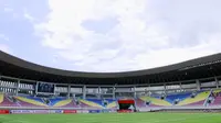 Stadion Manahan Solo yang merupakan salah satu venue Piala Dunia U-20 Tahun 2023 kini digunakan untuk perhelatan Piala Menpora 2021. (Bola.com/M Iqbal Ichsan)