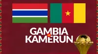 Perempat final Piala Afrika 2021: Gambia vs Kamerun. (Bola.com/Gregah Nurikhsani)