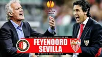 Feyenoord vs Sevilla (Liputan6.com/Sangaji)