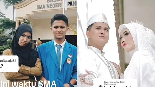 Kisah Guru yang Menikahi Muridnya Sendiri, Beda Usia 10 Tahun tapi Serasi di Pelaminan. (Dok: TikTok @yuwitanurwijayant )