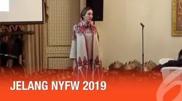 Empat desainer Indonesia, Dian Pelangi, Itang Yunasz, Alleira Batik, dan 2 Madison Avenue akan memamerkan busana rancangannya di New York Fashion Week pada 7 Februari 2019.