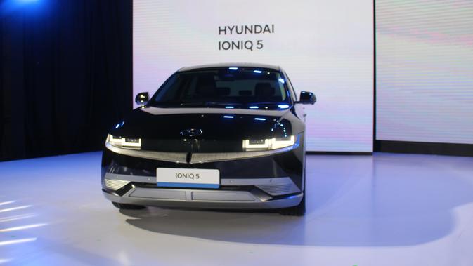 Hyundai IONIQ 5 kendaraan resmi G20. (Liputan6.com/Fachri)