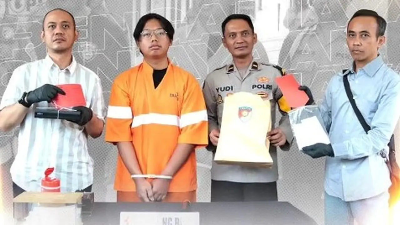 Polisi menetapkan mahasiswa tersangka pengeroyokan di Malang. (Foto: Polres Malang Kota)