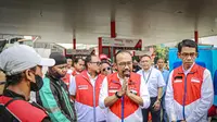 Direktur Utama Pertamina Patra Niaga Riva Siahaan mencatat, terjadi kenaikan konsumsi bahan bakar minyak (BBM) pada masa mudik Hari Raya Idulfitri 1445 H. (Dok Pertamina)