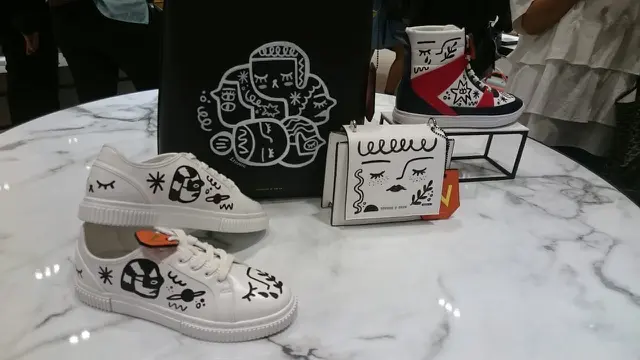 Tas dan sepatu doodle art