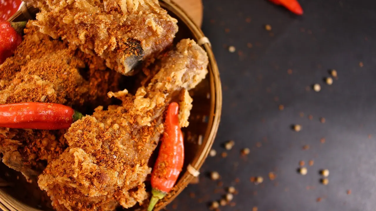 ilustrasi Ayam Spicy