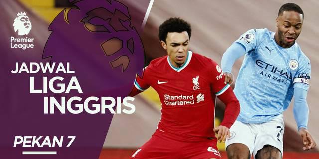 VIDEO: Jadwal Liga Inggris Pekan ke-7, Big Match Liverpool Melawan Manchester City