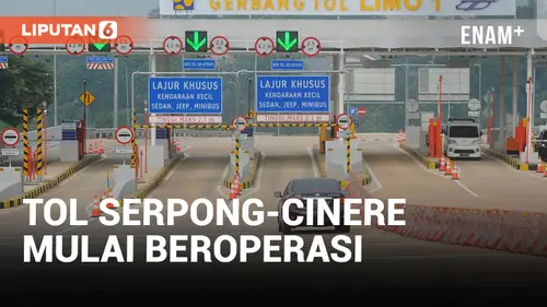 VIDEO: Hore! Jalan Tol Serpong-Cinere Seksi 2 Pamulang-Cinere Mulai Beroperasi Gratis