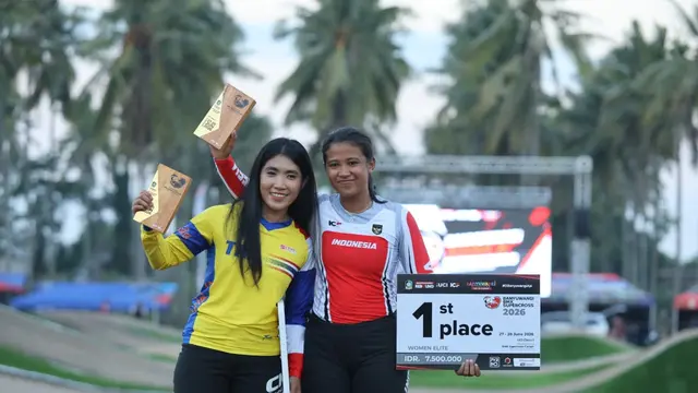Thailand dan Indonesia Berbagi Gelar di Hari Pertama Banyuwangi BMX Supercross 2026