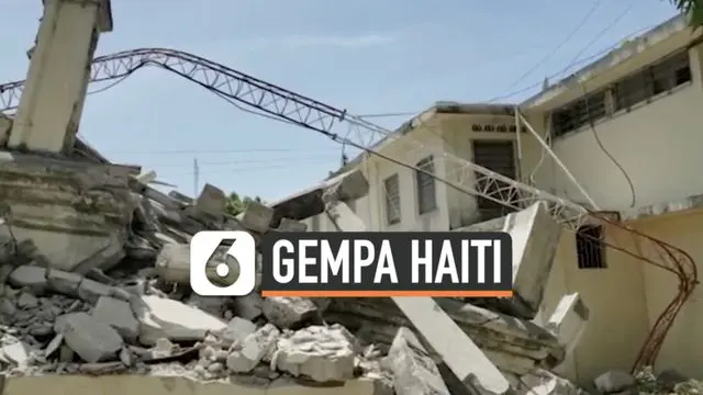 Haiti diguncang gempa besar berkekuatan magnitudo 7,2 hari Sabtu (14/8). Bencana mengerikan ini menewaskan lebih dari 300 warga setempat.