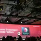 Pengumuman Snapdragon 845 di konferensi Qualcomm Snapdragon Tech Summit 2017, Selasa (5/12/2017) waktu setempat di Maui, Hawaii. (Liputan6.com/Corry Anestia)