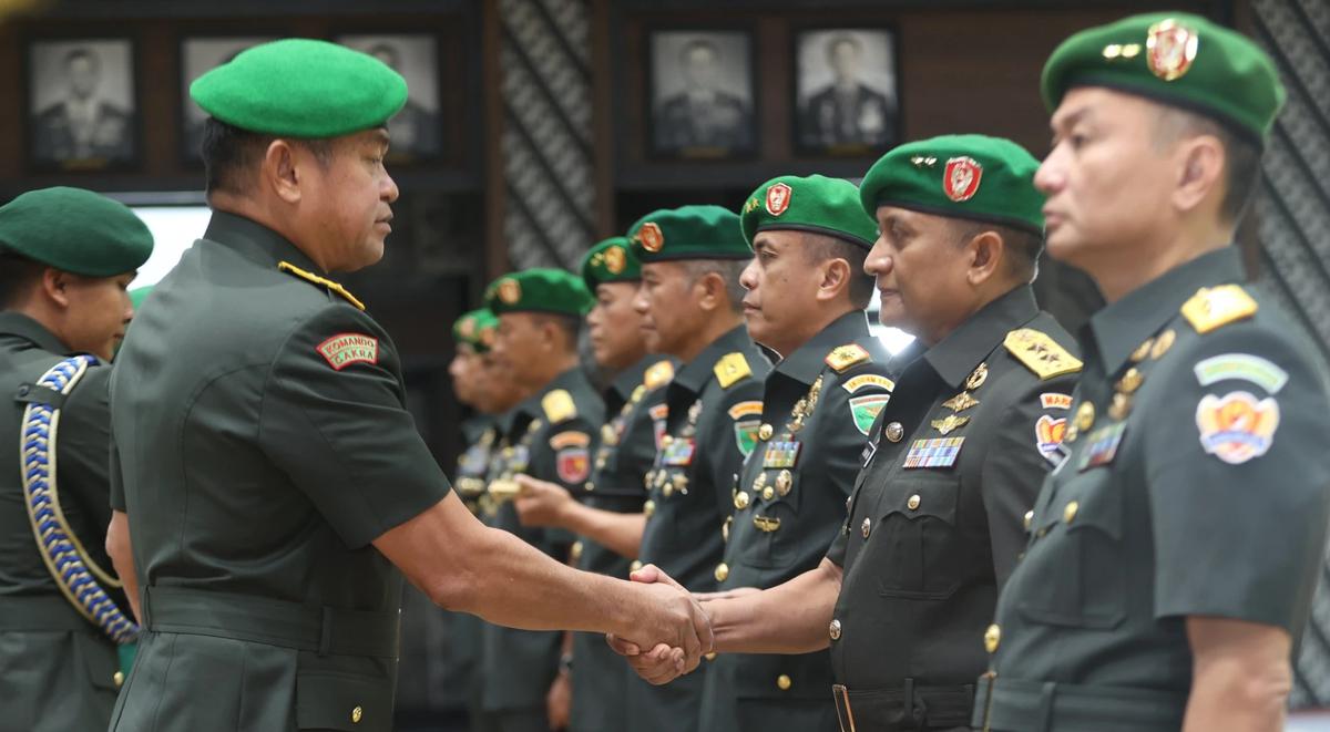 FOTO: TNI AD Rotasi Pangdam di Wilayah Strategis Termasuk Papua