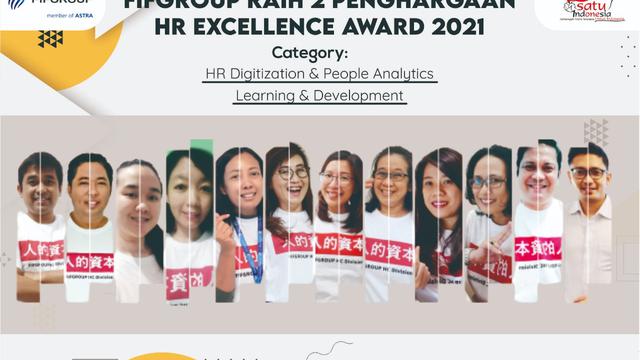 FIFGROUP Raih 2 Penghargaan di Ajang HR Excellence Award 2021