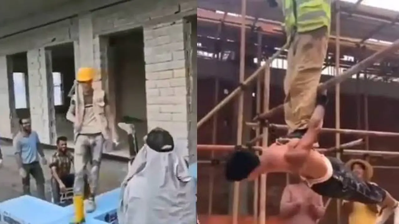 6 Momen Kuli Bangunan Tunjukan Bakat Lain Saat di Proyek Ini Bikin Salut