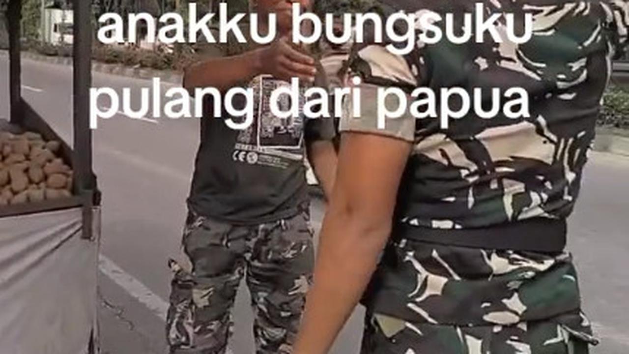 Lepas Kerinduan, Momen TNI Pulang Temui Ayahnya Ini Bikin Haru