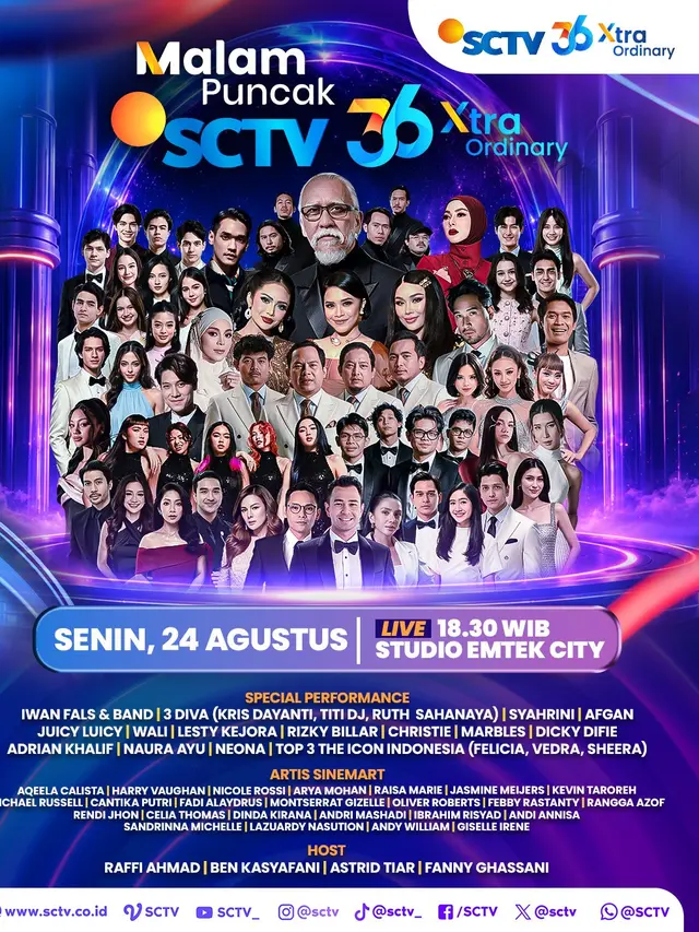 Perayaan HUT ke-36 SCTV.