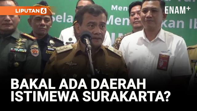 Isu Daerah Istimewa Surakarta, Ahmad Luthfi Buka Suara
