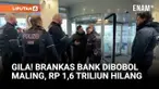 Aksi pencurian besar terjadi di sebuah bank di Gelsenkirchen, Jerman, saat masa libur akhir tahun. Polisi menyebut para pelaku berhasil membobol brankas bank dengan mengebor dinding ruang bawah tanah dan menggasak isi kotak penyimpanan milik nasabah.