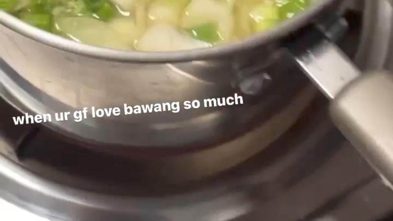 Daun bawang melimpah<br>