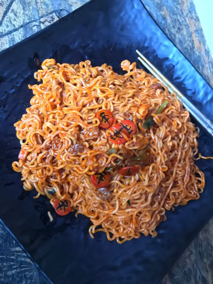 Shin Ramyun Stir Fry