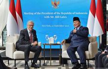 Dampak Rp75 Triliun! Prabowo Beri Bill Gates Tanda Kehormatan atas Kontribusi Besar untuk Indonesia
