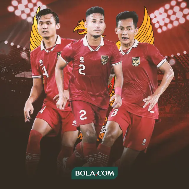 Timnas Indonesia - Bagas Kaffa, Kanu Helmiawan, dan Komang Teguh Trisnanda