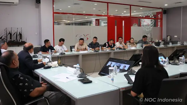 Pengurus Besar Tinju Indonesia (PERBATI) menghadiri rapat koordinasi yang diselenggarakan oleh Komite Olimpiade Indonesia (KOI)