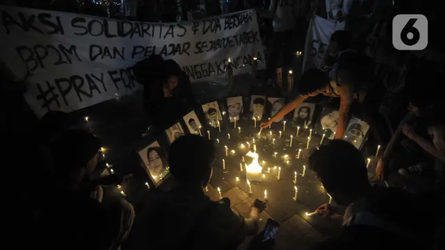 Aksi Simbolik dan Doa Bersama untuk Korban Kecelakaan SMK Lingga Kencana