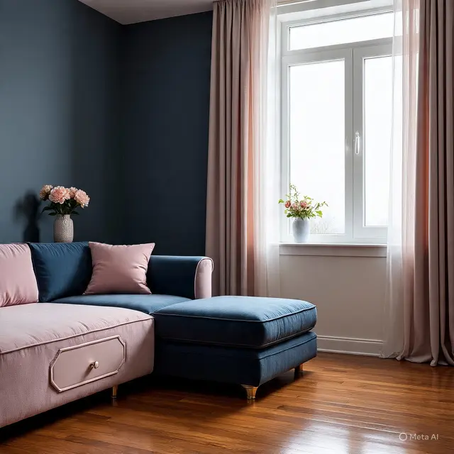 11 Kombinasi Warna Ruangan yang Selalu Memesona Dipadukan dengan Biru Dongker