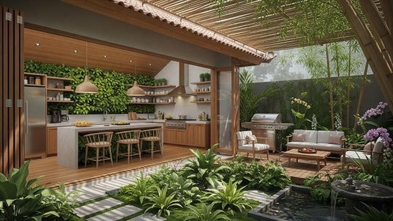 7 Model Rumah Mini Tapi Punya Dapur Terbuka dan Teras Belakang yang Cocok Buat BBQ