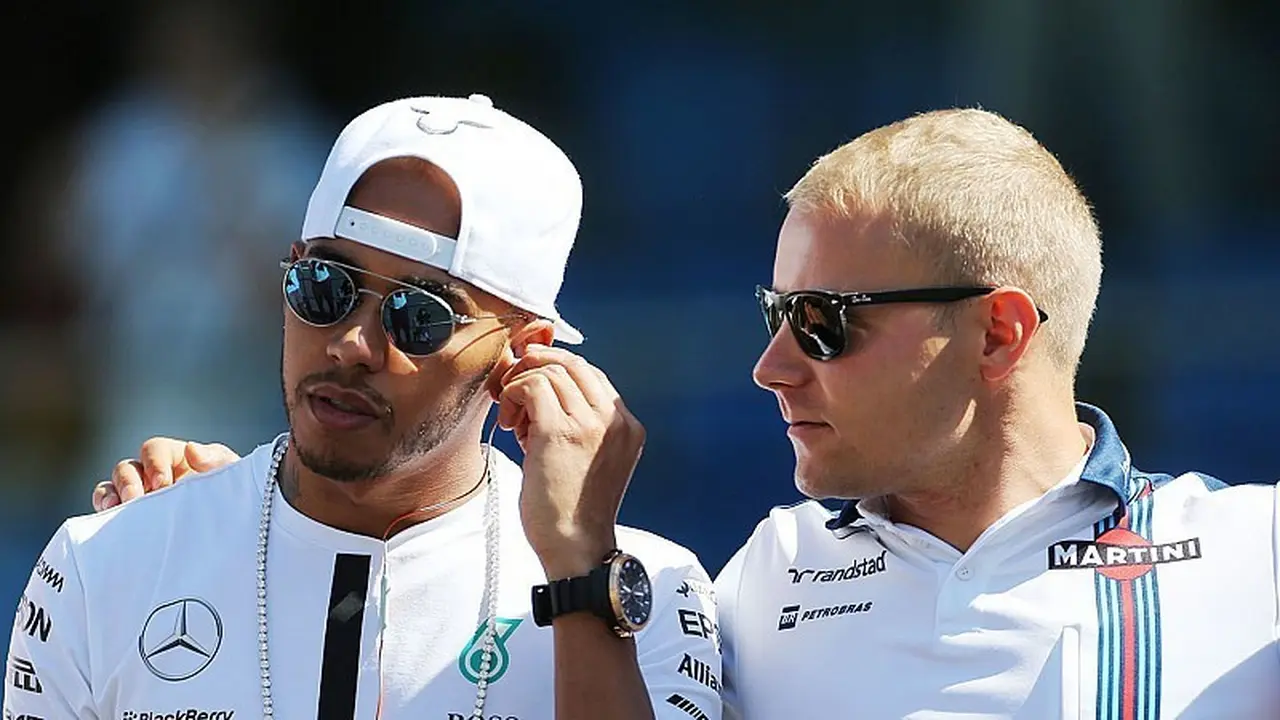 Valtteri Bottas dan Lewis Hamilton
