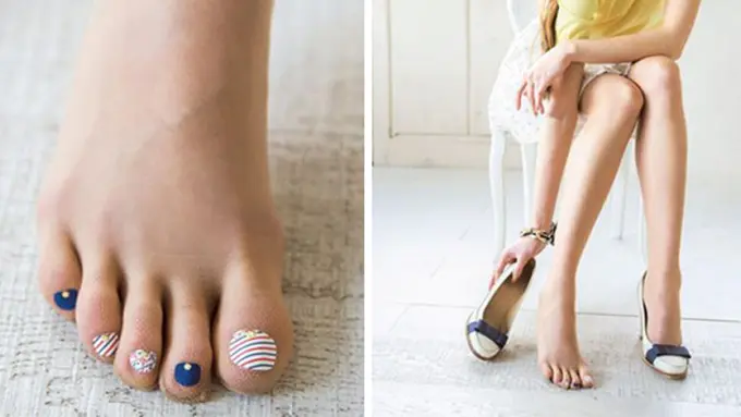 Super Unik 7 Stoking Asal Jepang Ini Lengkap dengan Nail Art 